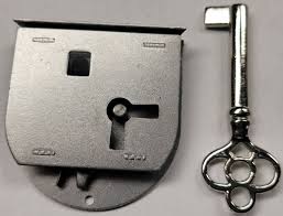 um left hand half mortise lock key