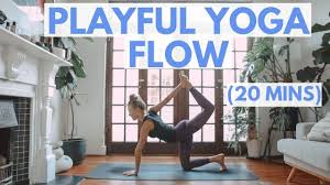 vinyasa yoga flow 20 min playful