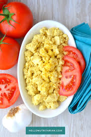 nutritarian tofu scrambled eggs o