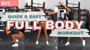 easy full body workout at home for