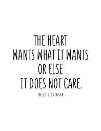 Emily dickinson the heart wants