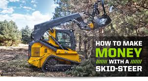 how to make money with a skid steer