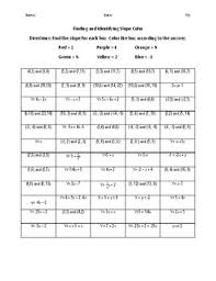 The other words do not collocate with 'colours' 1 c: Identifying Slope Color Activity By Mm Squared Tpt