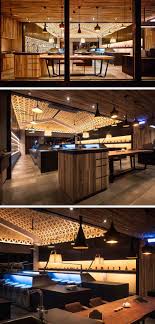 ceiling design idea a woven wood drop