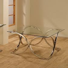 Coaster Tess Glass Top Coffee Table In