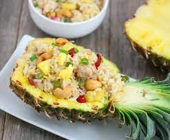 Thai Pineapple Fried Rice gambar png