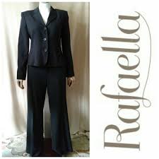 Rafaella2 Pc Black Pant Suit