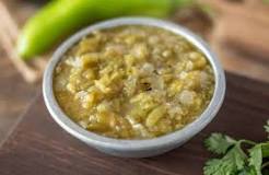 What is green chile sauce made of?