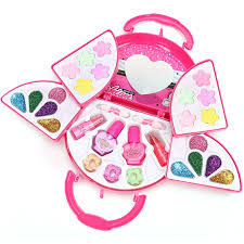 washable kids makeup kit with handbag