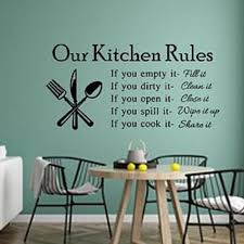 Kitchen Wall Decal Dining Room Decal
