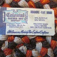 colonial braided rug company small