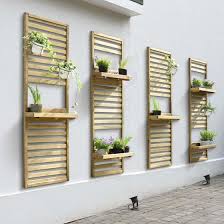 5 11 Forest Slatted Tall Wall Planter