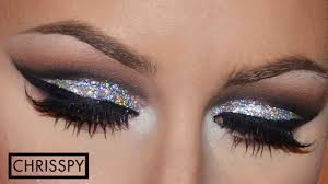 new years eve silver glitter tutorial