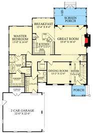 4 Bed House Plan With Master On Main