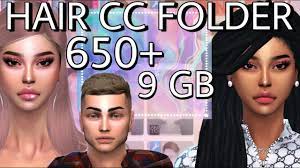 hair cc folder sims 4 female male