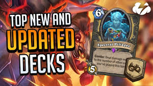 You need to start by picking the class you want to build a deck for and then a general theme for the deck. Top New And Updated Wild Decks Tempo Strategy Hearthstone Madness At The Darkmoon Faire Youtube