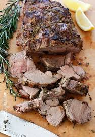 roasted boneless rosemary leg of lamb