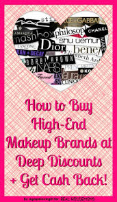 howto high end makeup brands at