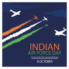 free vector indian air force day