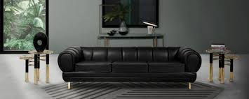 Black Leather Sofas