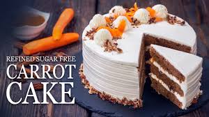 refined sugar free carrot cake recipe