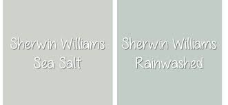 sherwin williams sea salt vs rain
