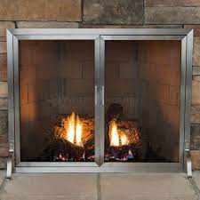 Lumino Stainless Steel Fireplace Screen