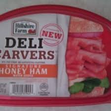 deli sliced ham and nutrition facts