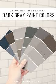 dark gray paint color
