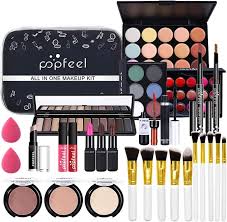 cosmetic make up set with makeup bag