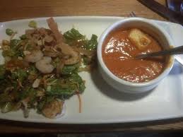 Applebee's menu prices, hours, nutrition guide, specials, locations, and coupons all on one page. Lunch Of Thai Shrimp Salad Tomato Basil Soup Picture Of Applebee S Rochester Tripadvisor