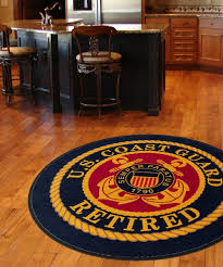 us coast guard retired logo rug free