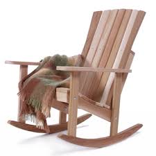 cedar wood rocking chair kit