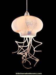 Jelly Fish Hanging Lamp Fun Sea Life