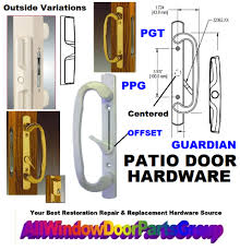 Patio Door Handle Replacement Set