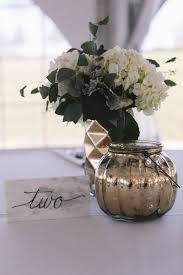Gold Mercury Glass Vases L Vintique
