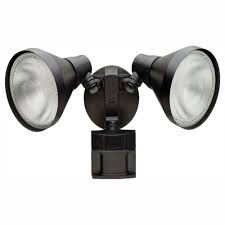 Defiant 180 Degree Black Motion Sensing Outdoor Security Light Df 5416 Bk A The Home Depot