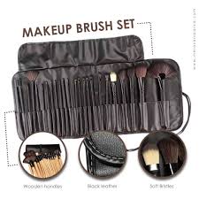 24 piece makeup brush set mero sarka