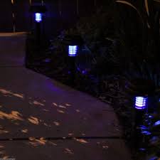 Lightsmax Solar Mosquito Insects Zapper Outdoor Led Pathway Garden Light 4 Pack Bz47x4 The Home Depot