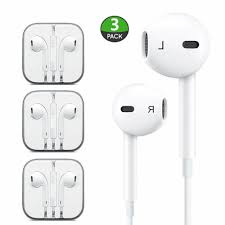 Ready to cut the cord between your ears? 3 Pack New Headphones Earphones With Remote Mic For Apple Iphone 6s 6 5 5s 4s Iphone Headphones New Headphones Apple Iphone 6s