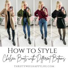 how to style chelsea boots with bottoms