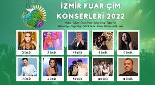 İzmir Fuar Çim Konserleri 2022: Ücretsiz İzmir Fuar Konserleri - BuBilet