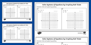 Eighth Grade Solve Systems Of Equations