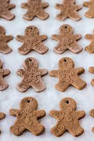 gingerbread salt dough ornaments a