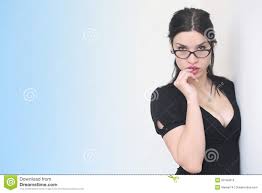 Schöne Sexy Frau in Den Brillen Stockfoto - Bild von ursachen, mode:  50194616