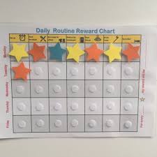 Daily Routine Reward Chart Free Shipping Behaviour Management Sen Autism Preschool Cbt Children Early Years Teaching Resources