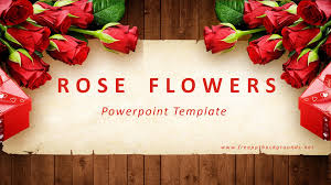 rose flower powerpoint templates
