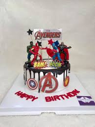 My life is so much easier when it is time to bake. The Avengers Cake Design Thank Cake Bun Bakery Facebook