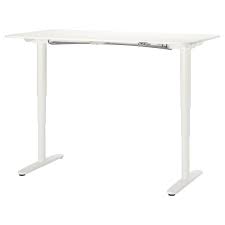Fortunately, as usual, ikea comes to the rescue with a cheap, simple alternative. Bekant Schreibtisch Sitz Steh Weiss Ikea Deutschland