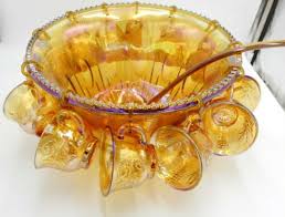 Indiana Glass Gold Carnival Iridescent